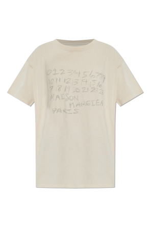 MM6 Maison Margiela T-shirt with a colorful print | Women's | Vitkac